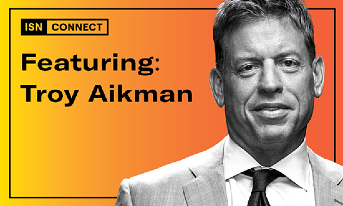 Poster of the Keynote speaker Troy Aikman